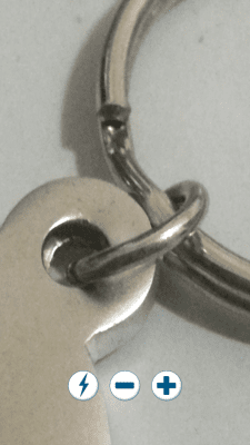 Screenshot of the application magnifying glass with light - #2