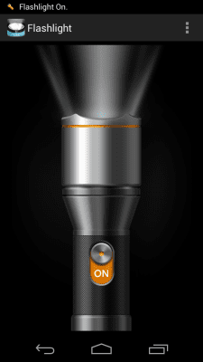 Screenshot of the application FlashLight LED - #2