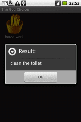 Screenshot of the application Super Choicer - #6