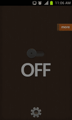 Screenshot of the application Flashlight Mini - #3
