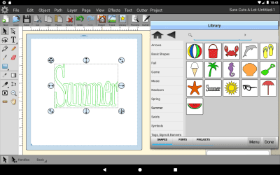 Screenshot of the application Sure Cuts A Lot 5 - #2