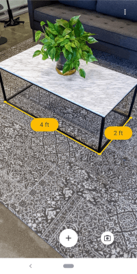 Screenshot of the application Google Measure - #2