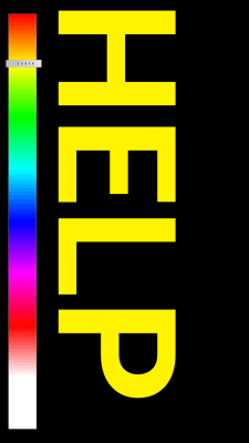 Screenshot of the application Color HD LED flashlight light - #3