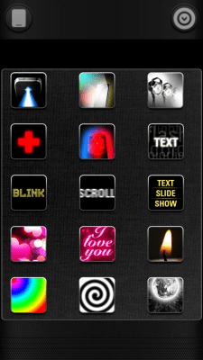 Screenshot of the application Color HD LED flashlight light - #8
