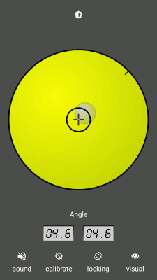 Screenshot of the application Bubble level - #6