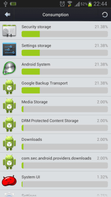 Screenshot of the application Battery Saving Wizard - #2