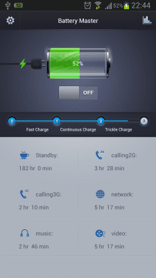 Screenshot of the application Battery Saving Wizard - #3