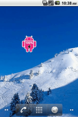 Screenshot of the application Pink Android Battery - #2