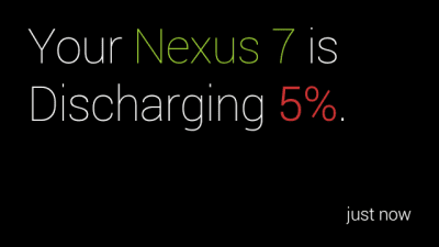 Screenshot of the application Phone Status Glassware - #2