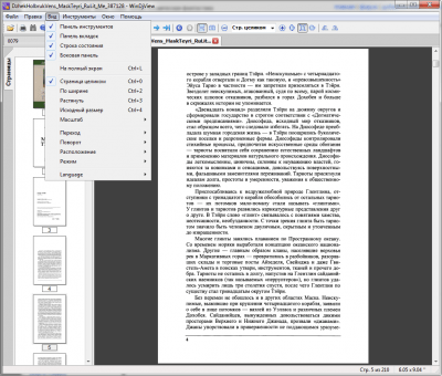 Screenshot of the application WinDjView - #2
