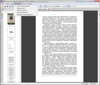 Screenshot of the application WinDjView - #3