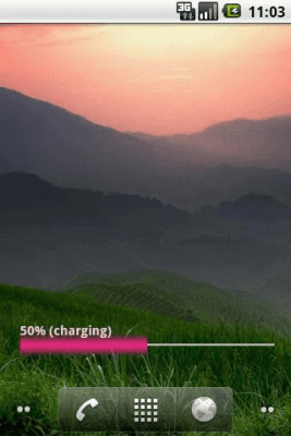 Screenshot of the application Pink Line Battery - #2