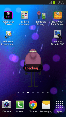 Screenshot of the application Monsters Battery Widget - #4