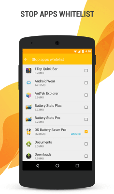 Screenshot of the application Deep Sleep Battery Saver - #6