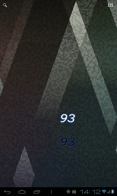 Screenshot of the application Best Simple Battery Widget - #2