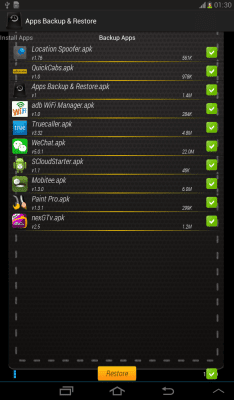 Screenshot of the application Apps Backup & Restore - #11