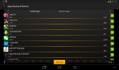 Screenshot of the application Apps Backup & Restore - #13