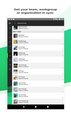 Screenshot of the application SugarSync - #6