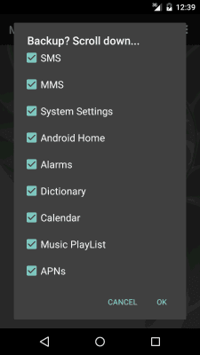 Screenshot of the application My Backup - #11