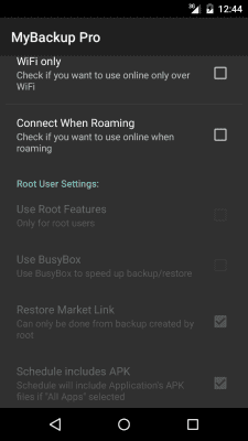 Screenshot of the application My Backup - #13