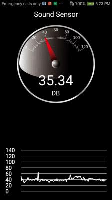 Screenshot of the application Sensor Box for Android - #7