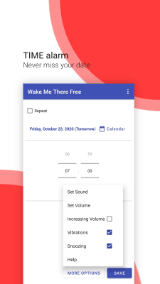 Screenshot of the application Wake Me There - #4