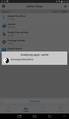 Screenshot of the application Droid Cleaner (Optimizer) - #10