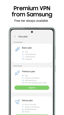 Screenshot of the application Samsung Max Privacy VPN and Data Saver - #2