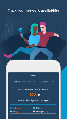 Screenshot of the application Opensignal - #4