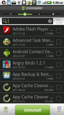 Screenshot of the application EZ Droid - #2