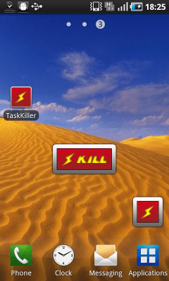 Screenshot of the application Task Killer Free - #3
