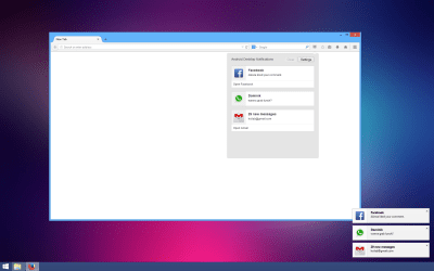 Screenshot of the application Desktop Notifications - #3