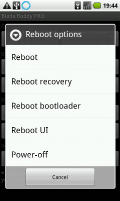 Screenshot of the application Blade Buddy - #4