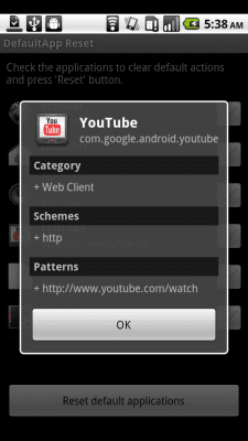 Screenshot of the application DefaultApp Reset - #2