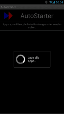 Screenshot of the application AutoStarter - #2