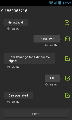 Screenshot of the application Erase History.GO - #4