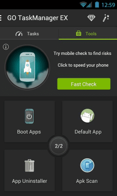 Screenshot of the application Erase History.GO - #5