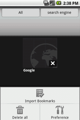 Screenshot of the application Super Bookmark - #2