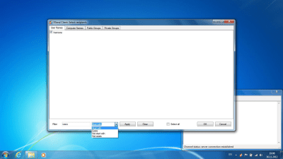 Screenshot of the application RSend - #3