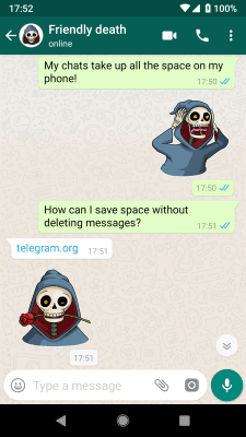 Screenshot of the application Stickers for WA - Halloween - #3