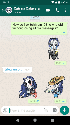 Screenshot of the application Stickers for WA - Halloween - #4