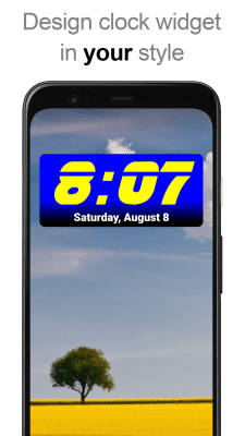 Screenshot of the application DIGI Clock widget - #2