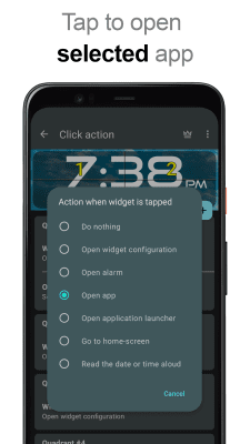Screenshot of the application DIGI Clock widget - #6
