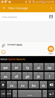 Screenshot of the application Smart Keyboard Trial - #4