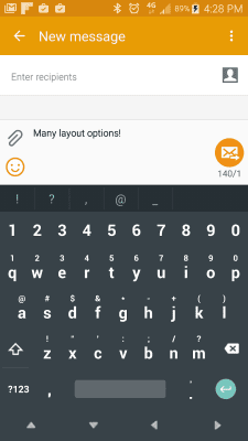 Screenshot of the application Smart Keyboard Trial - #5