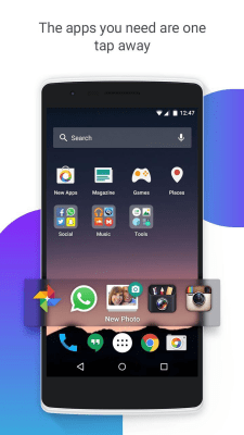 Screenshot of the application EverythingMe - #4