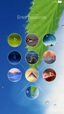 Screenshot of the application Lock screen(live wallpaper) - #2
