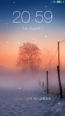 Screenshot of the application Lock screen(live wallpaper) - #8