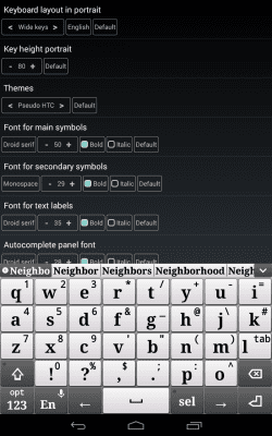 Screenshot of the application Jbak keyboard - #8