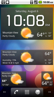 Screenshot of the application Fancy Widgets - #4